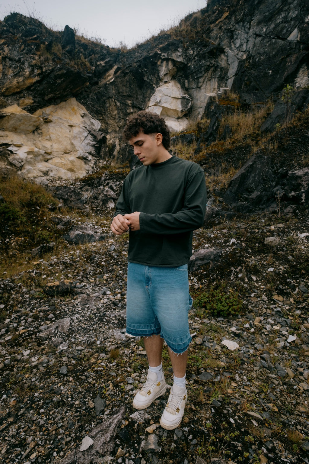 Carpenter Shorts Desgastados