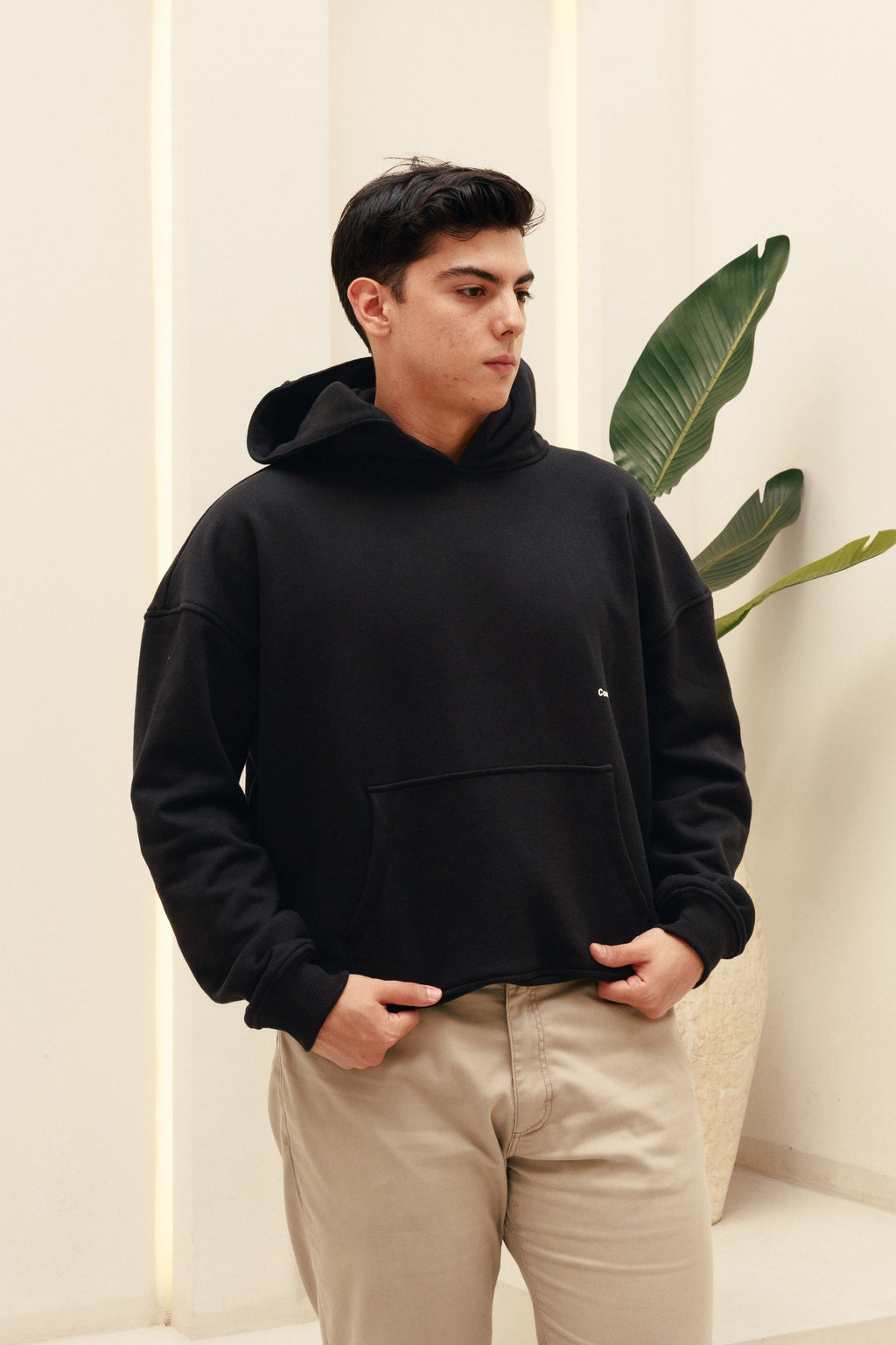Black Essential Hoodie | Black