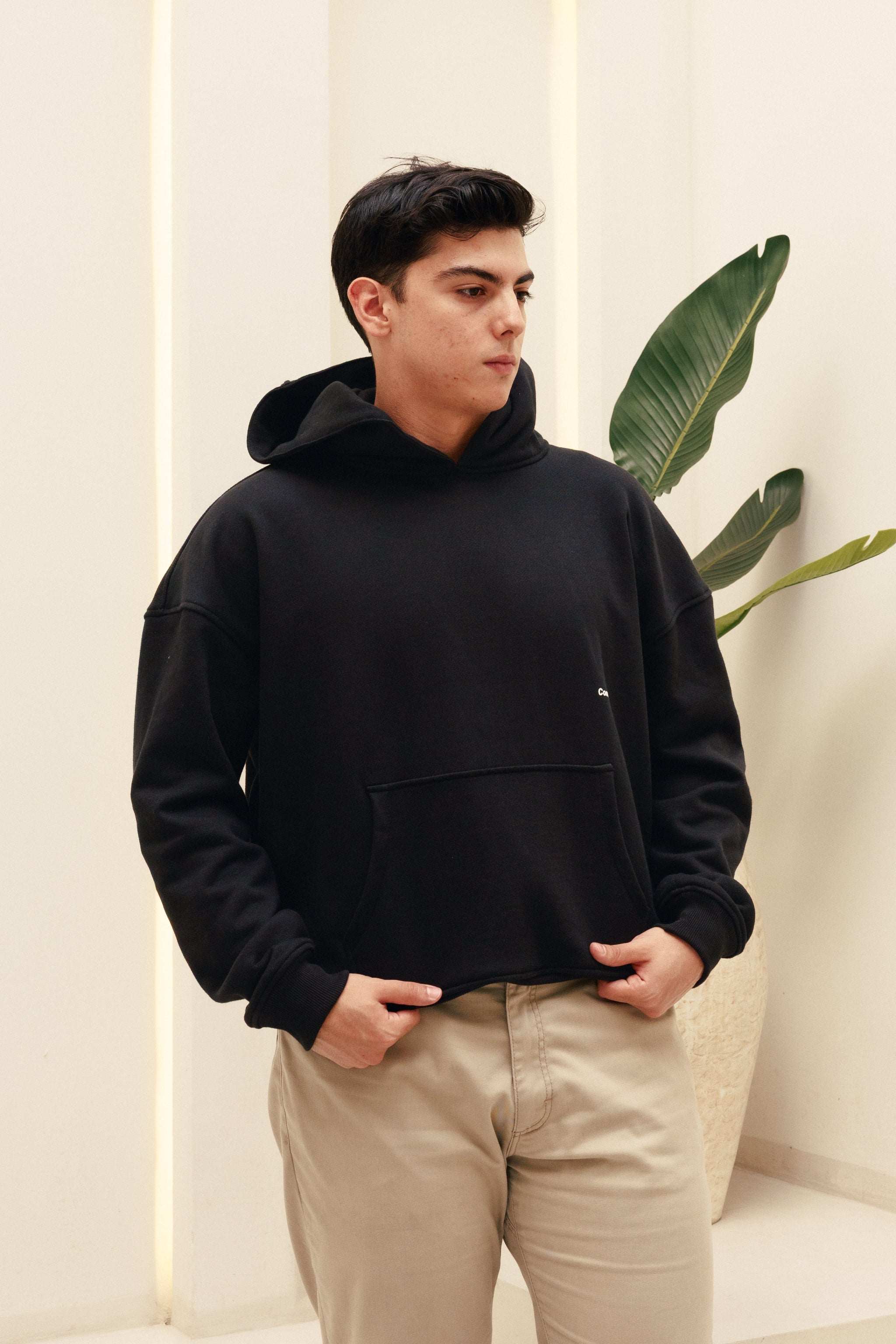 Black Essential Hoodie | Black