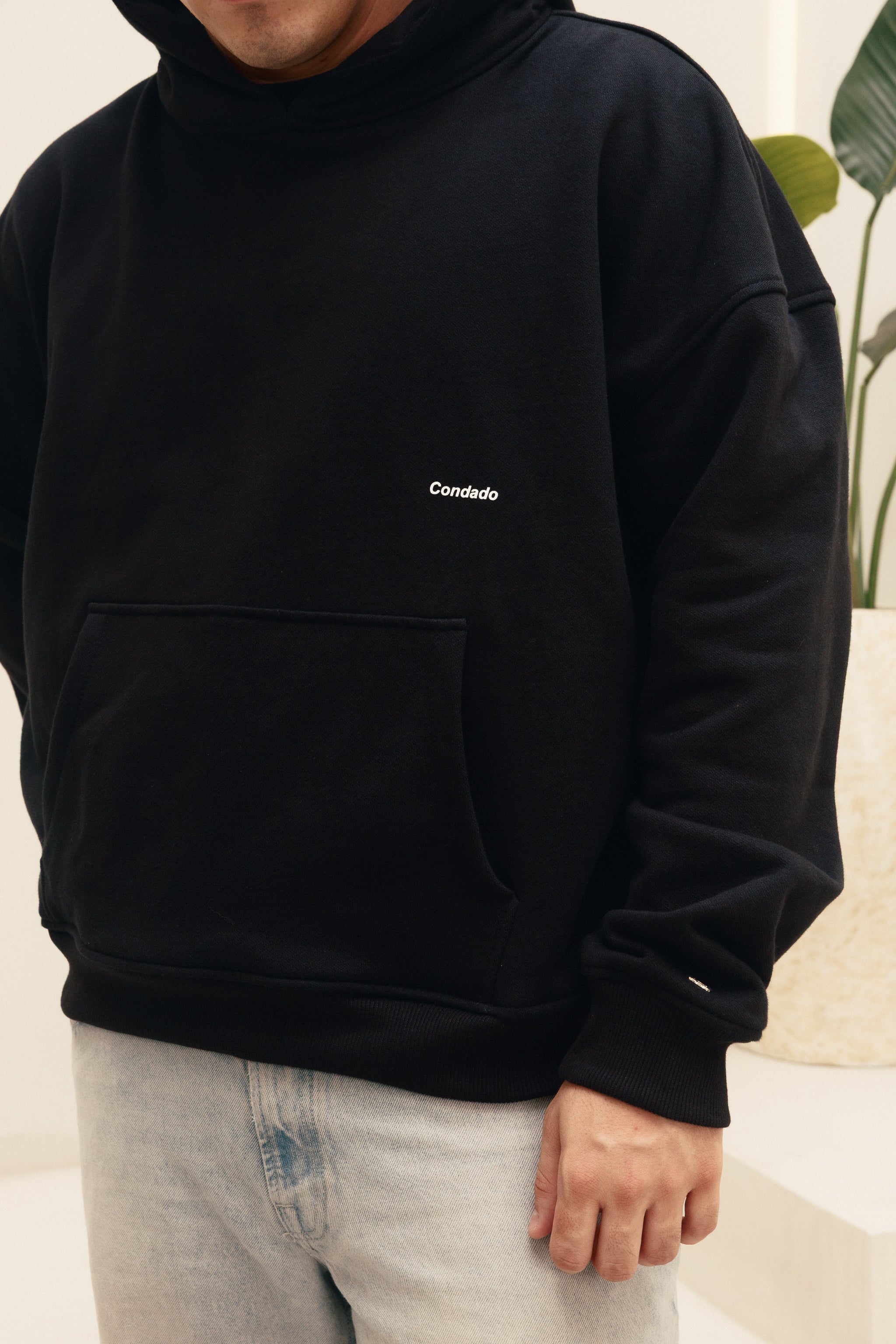 Black Essential Hoodie | Black
